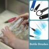 Bottle Cleaner Brush Set with Long Handle, Sponge Plastic Cleaning Tool view 4