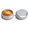 Aircraft Plane at Sunset Pill Organizer Travel, Portable Pill Case, Airtight Medicine Box, Round Pill Container for Pocket Purse Medicine Organizer, Daily Pill Box to Hold Vitamins view 3
