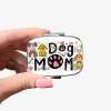 1pc Square Pill Box, Mini 2 Compartment Medicine Pill Organizer, Household Portable Medicine Storage Box, Vitamins Fish Oil for Pockets Purses Travel Unique Gift (Dog mom) view 3