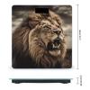 Angry Lion Scale for Body Weight Precision Bathroom Weighing Scales with Back Lit LCD Display Sturdy Tempered Glass Body Weight Scales Digital Bathroom Scale 400lb view 2
