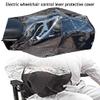Power Wheelchair Joystick Protector Cover, Waterproof Electric Arm Control Cover With Adjustable Strap, Electric Wheelchair Wrist Control Protector with Clear Top, Black view 2