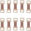 15Pcs Brown Elastic Bandage Clips, Metal Stretch Wrap Clips, Replaceable Bandaging Supplies for Various Bandages view 2