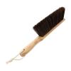 HONMEET Bed Brush and Cleaning Brush with Soft Thick Bristles Large Brown Wooden Handle for Home Clothes Sofa and Bed Cleaning view 1