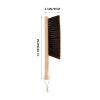 HONMEET Bed Brush and Cleaning Brush with Soft Thick Bristles Large Brown Wooden Handle for Home Clothes Sofa and Bed Cleaning view 2