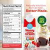 Blue Valley Heavy Whipping Cream 8Fl Oz Shelf Stable Ultra-Pasteurized Heavy Cream Kosher And Grass Fed-Grade A dairy ideal for Desserts, Cooking view 2