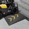 QICBYING Rubber Threshold Ramps - Driveway Curb Car Kerb Ramp, Non-Slip Portable Thresholds Cushion, for Sidewalk, Motorcycle, Car, Truck, Scooter, Bike(50x80x10cm) view 3
