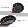 Yiodauh Plastic Disposable Sauce Dishes 500 Pcs Thicken Sauce Dish Round Plastic Food Container For Home Restaurant Kitchen Vinegar Holder Disposable Tasting Plate view 3