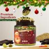 Gulluoglu Christmas Edition Dubai Chocolate Pistachio Peanut Spread in Festive Holiday Jar | Limited Seasonal Gourmet Halal Dessert (DARK CHOCOLADE 7 oz (200g)) view 2