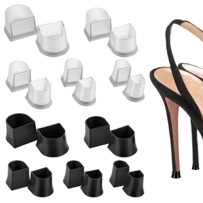 10 Pairs Heel Caps for High Heels, 4 Sizes Stiletto Heel Caps, Heels Protectors Durable Repair for Grass, Wedding, Outdoor Activities