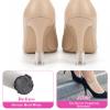 10 Pairs Heel Caps for High Heels, 4 Sizes Stiletto Heel Caps, Heels Protectors Durable Repair for Grass, Wedding, Outdoor Activities view 3