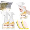 Heavy-Duty Kitchen Degreaser Foam Cleaner, Powerful Kitchen Degreaser Spray & Dual Side Scrub Sponge Set Grease Remover for Stove Range Hood (2, Standard) view 1