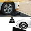 QICBYING Rubber Curb Wheelchair Ramp, Extra Long Heavy Duty Door Step Ramps, Non Slip for Garage Sidewalk Driveway Bike Motorcycle Truck(100x25x8cm) view 3