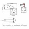 100pcs 1.5mm Barrel Hidden Hinge for Sunglasses, Wooden Frames, Plastic Eyewear, 4.0mm Width Single Hinge Replacement Part view 2