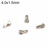 100pcs 1.5mm Barrel Hidden Hinge for Sunglasses, Wooden Frames, Plastic Eyewear, 4.0mm Width Single Hinge Replacement Part view 3