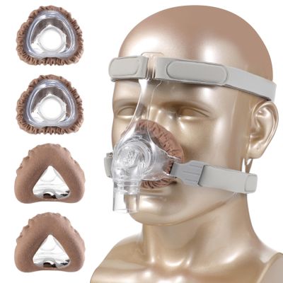 4 Pack Nasal CPAP Mask Liners Compatible with N20 Nasal Mask Breathable Reusable Cushion Washable Cushion Covers Reduces Red Marks Leaks