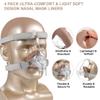 4 Pack Nasal CPAP Mask Liners Compatible with N20 Nasal Mask Breathable Reusable Cushion Washable Cushion Covers Reduces Red Marks Leaks view 2