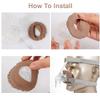 4 Pack Nasal CPAP Mask Liners Compatible with N20 Nasal Mask Breathable Reusable Cushion Washable Cushion Covers Reduces Red Marks Leaks view 4