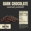 Goodland Farms Dark Chocolate Covered Pretzels, 2 lb Bag, Sweet & Salty Crunchy Pretzel Snack view 2