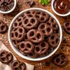 Goodland Farms Dark Chocolate Covered Pretzels, 2 lb Bag, Sweet & Salty Crunchy Pretzel Snack view 3