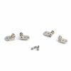 200sets Repair Eyeglasses Hinge for Plastic Frames, Acetate Sunglasses, Glasses Parts Replacement Hinge Replace view 1