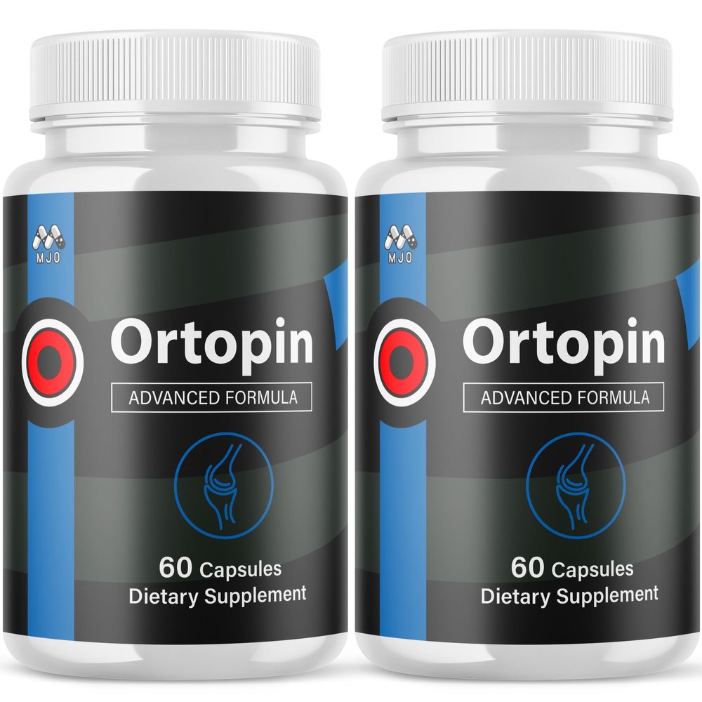 (2 Pack) Ortopin Capsules, Official Ortopin Supplement Pills with All Natural Ingredients, Advanced Formula for Optimal Joint Health & Nerve Support with Premium Vitamins for Women & Men(120 Capsules)