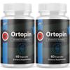 (2 Pack) Ortopin Capsules, Official Ortopin Supplement Pills with All Natural Ingredients, Advanced Formula for Optimal Joint Health & Nerve Support with Premium Vitamins for Women & Men(120 Capsules) view 1