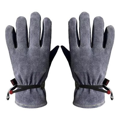KELINFONG Gloves for Work,Durable Breathable Leather Abrasion Resistant Men'S Work Gloves for Weeding,Welding,Construction