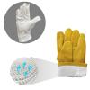 KELINFONG Gloves for Work,Durable Breathable Leather Abrasion Resistant Men'S Work Gloves for Weeding,Welding,Construction view 2