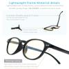 OLOMEE Reading Glasses Women Blue Light Blocking Round Readers +2.00 Blue Ray Magnifying Cheaters for Small Head/Petite Face 4 Pack view 4
