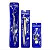 100pcs Holographic Bags, Resealable Aluminum Foil Long Jewelery Plastic Pouch for Party Favors, Cosmetics, Jewelry, Craft Supplies(Blue,6x23cm-100 pcs) view 1