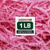 AGOBUHE 1 LB Crinkle Paper Filler 16 oz Pink Shredded Paper for Gift Baskets & Box, Gift Filling and Basket Stuffers, Paper Shreds Stuffing for Easter Party Birthday Packaging Wrapping view 1