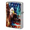 WINCCOR Bald Eagle Over American Flag Lighter Case, Durable Protective Lighter Cover for Men, Dad, Husband, Boyfriend and Funny Gift for Outdoor Hiking & Camping view 1