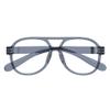 Eyekepper Oversized Pilot Reading Glasses for Men Women with Metalless Screwless Spring Hinge, Grey +2.75 view 3