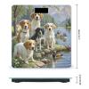 Duck Hunting Dog Scale for Body Weight Highly Accurate Digital Bathroom Body Scale Digital Bathroom Scales for People Anti-Slip Large LCD Display Smart Scales view 2