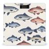 Colorful Fish Scale for Body Weight Highly Accurate Digital Bathroom Body Scale Digital Bathroom Scales for People Anti-Slip Large LCD Display Smart Scales view 1