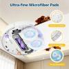 12-Pack Replacement Mop Pads for Narwal Freo, Freo Pro, Freo X Ultra, Z Ultra, Freo Z10 & X10 Pro Robot Vacuum & Mop, Washable Reusable Microfiber Robot Vacuum Mop Pads view 3