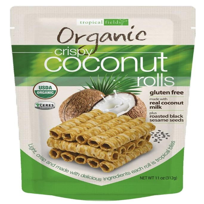 Organic Crispy Coconut Rolls (11oz) - Organic, Gluten Free, Dairy Free