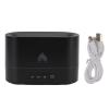 250ml Diffuser Humidifier, Essential Oil Diffuser with Flame Pattern Light, USB Powered Air Humidifier for Home Room Office, Large Capacity Mist Maker with 3 Timing Modes (Black) view 1