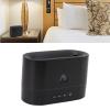 250ml Diffuser Humidifier, Essential Oil Diffuser with Flame Pattern Light, USB Powered Air Humidifier for Home Room Office, Large Capacity Mist Maker with 3 Timing Modes (Black) view 4