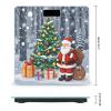 Christmas Santa Claus Scale for Body Weight Highly Accurate Digital Bathroom Body Scale Digital Bathroom Scales for People Anti-Slip Large LCD Display Smart Scales view 2