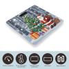 Christmas Santa Claus Scale for Body Weight Highly Accurate Digital Bathroom Body Scale Digital Bathroom Scales for People Anti-Slip Large LCD Display Smart Scales view 3