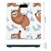 Brown Sloth Scale for Body Weight Highly Accurate Digital Bathroom Body Scale Digital Bathroom Scales for People Anti-Slip Large LCD Display Smart Scales view 2