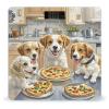 Dogs Eat Pizza Scale for Body Weight Highly Accurate Digital Bathroom Body Scale Digital Bathroom Scales for People Anti-Slip Large LCD Display Smart Scales view 1