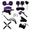 10 Piece New Multifunctional Nylon Set for Enhancing Muscle Strength, Feather Stick, Sleep Eye Mask, Nylon Wristband - D2 (Purple) view 2