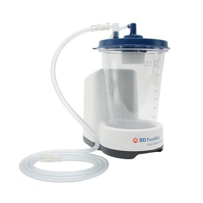 PureWick Urine Collection System - Non-Invasive Urine Management Device for Home Use - Corded Suction System - Unisex - for Use with PureWick External Catheters Sold Separately - PW100