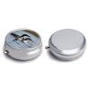 Loon Birds Pill Box 3 Compartment Small, Personalized Pill Organizer with Mirror, Portable Pill Case for Pocket Or Purse, Round Pill Containe Travel Gifts, Pill Holder view 3