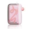 Automatic Floss Dispenser Portable Dental Floss Holder with 50 Floss Picks - Hygienic Press and Pop Floss Dispenser Case - Refillable Travel Floss Case for Pocket, Purse and Car - Pink view 1