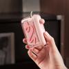 Automatic Floss Dispenser Portable Dental Floss Holder with 50 Floss Picks - Hygienic Press and Pop Floss Dispenser Case - Refillable Travel Floss Case for Pocket, Purse and Car - Pink view 4