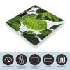 Green Leaves Pattern Scale for Body Weight Highly Accurate Digital Bathroom Body Scale Digital Bathroom Scales for People Anti-Slip Large LCD Display Smart Scales view 3