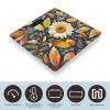 Leaves and Flowers Scale for Body Weight Highly Accurate Digital Bathroom Body Scale Digital Bathroom Scales for People Anti-Slip Large LCD Display Smart Scales view 3